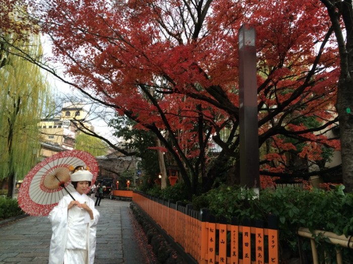 京都らしい祇園での前撮り