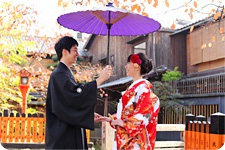 京都祇園での秋の前撮り写真06