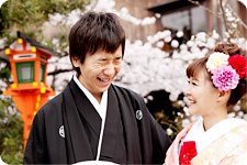 京都祇園での春の前撮り写真02
